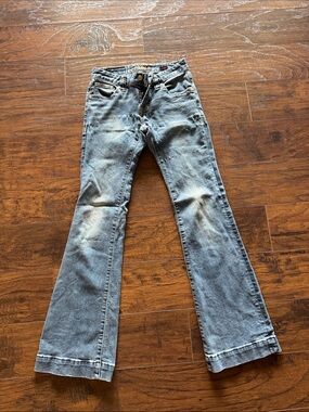 Rock &Roll Cowgirl Light Wash Flare Jeans
